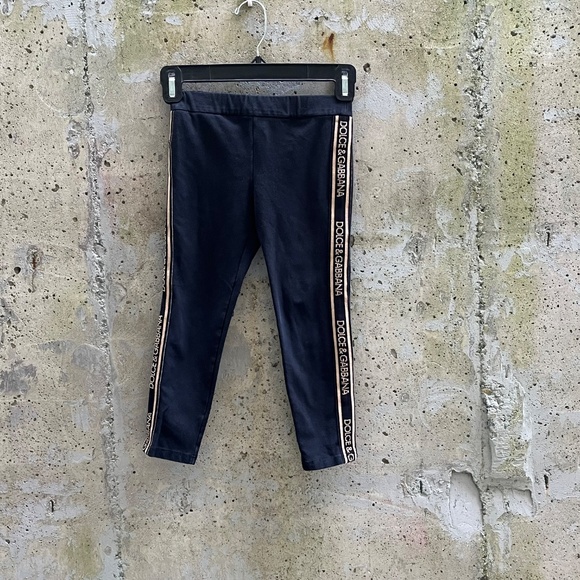 Dolce & Gabbana Leggings, Black and Gold, Girl's 5 - Picture 3 of 11